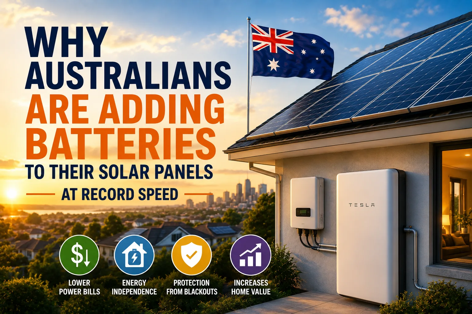 Why Australians Are Adding Batteries to Their Solar Panels at Record Speed
